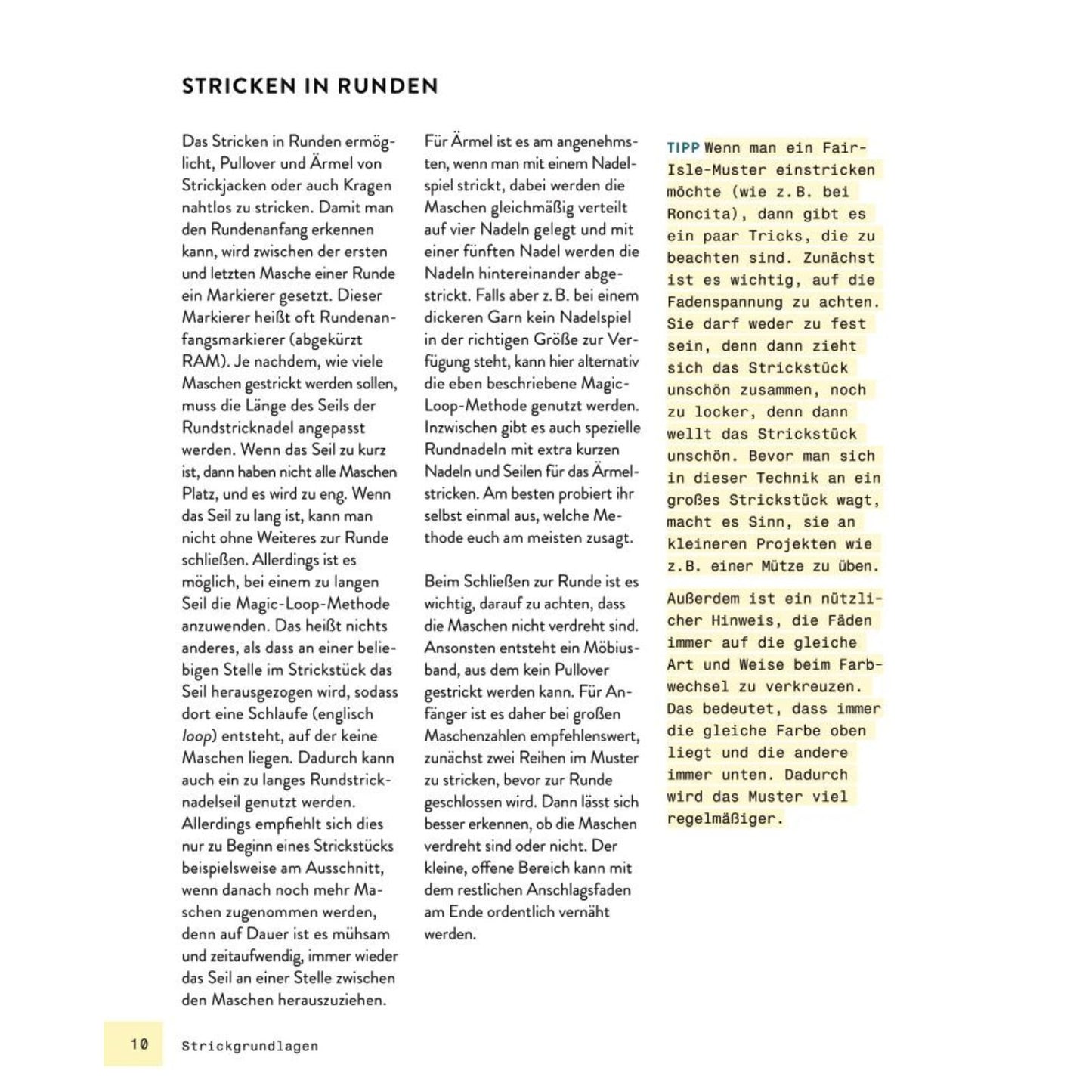 Mini-Masterclass – Pullover stricken (DE)