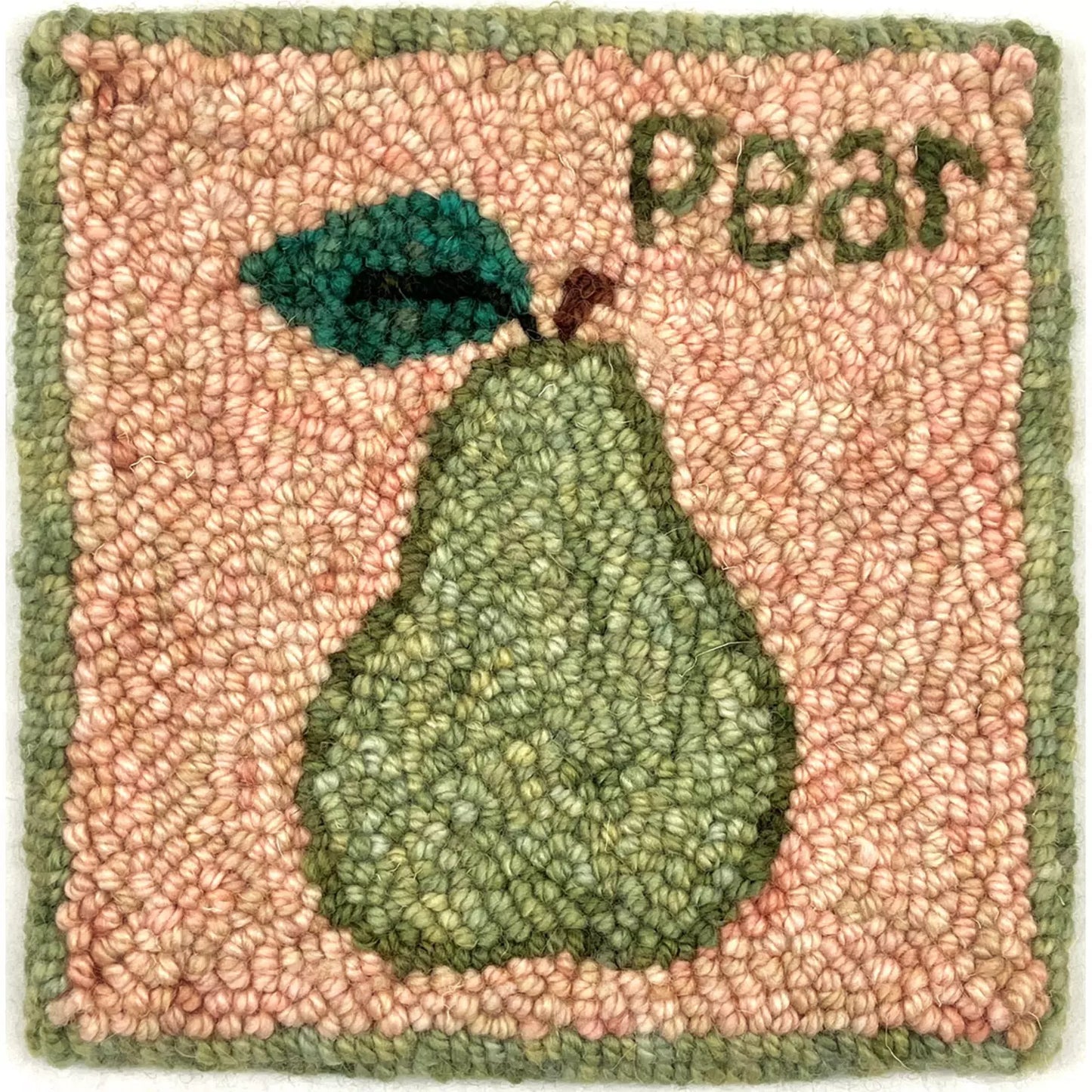 Punch Needle Basic Set Pear peach - Unterlage, Garn und Zubehör