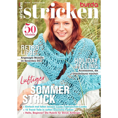 Burda Stricken Heft 2/2026, 50 Modelle – Luftiger Sommer Strick