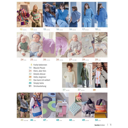 Burda Stricken Heft 3/2026, 52 Modelle – Die schönsten Herbst-Looks