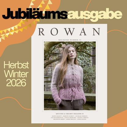 Rowan Magazin ZM80 (EN), Bon Anniversaire, Jubiläumsausgabe Herbst/Winter, 29 Modelle