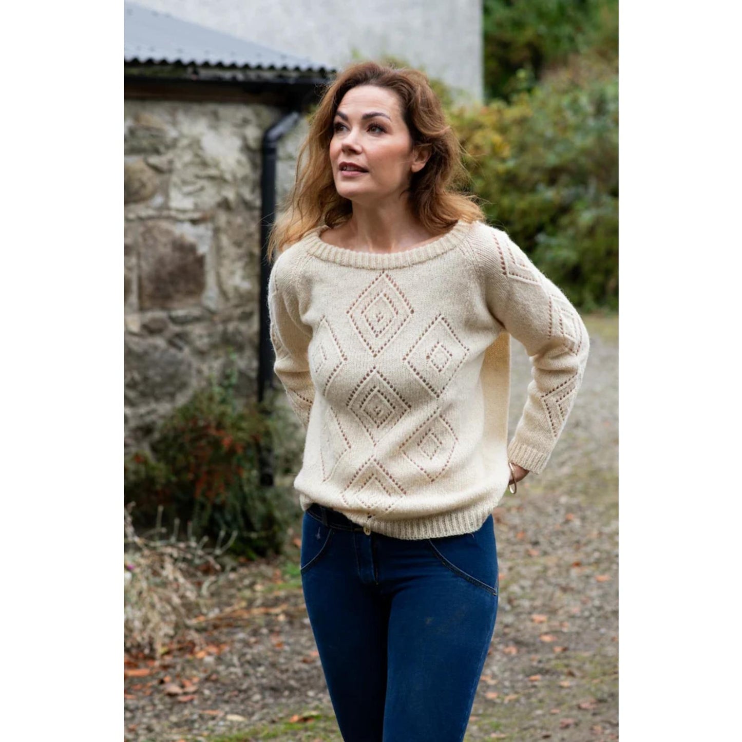 Anleitung (en) von © Eriu Diamond Love Sweater