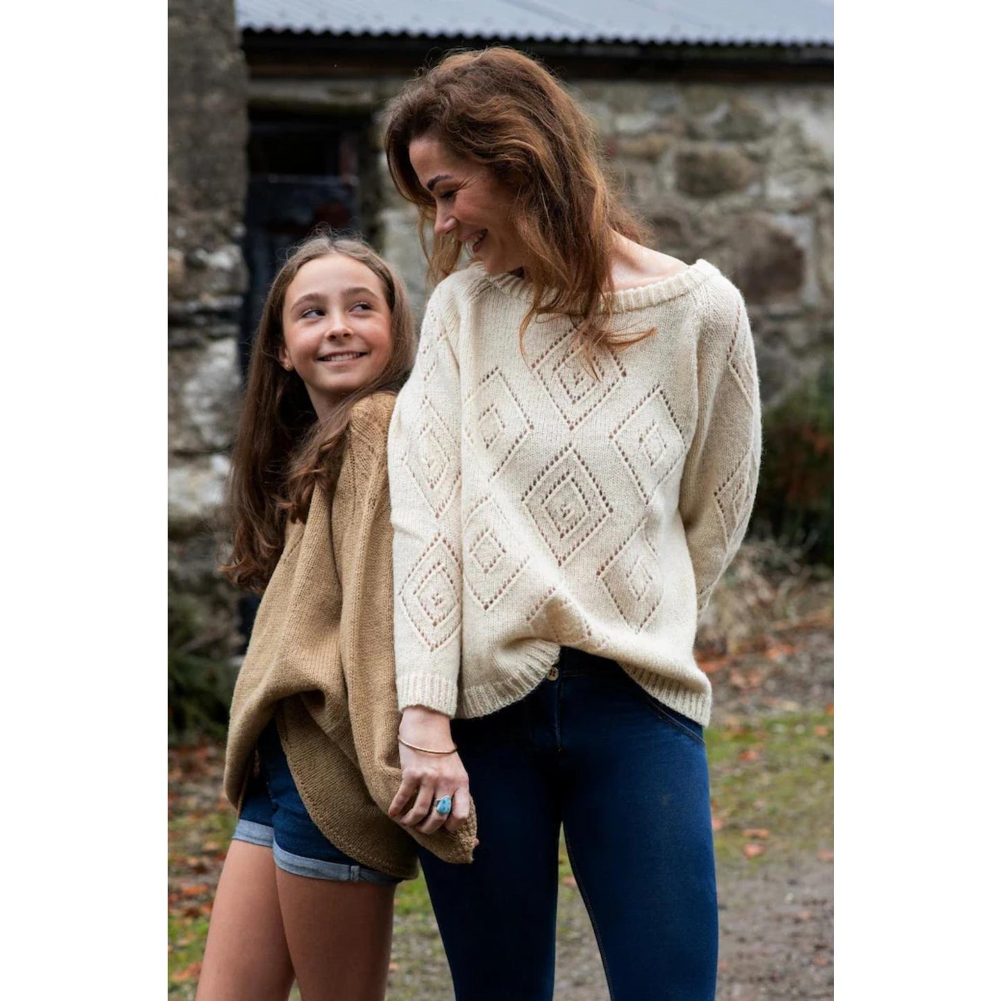 Anleitung (en) von © Eriu Diamond Love Sweater