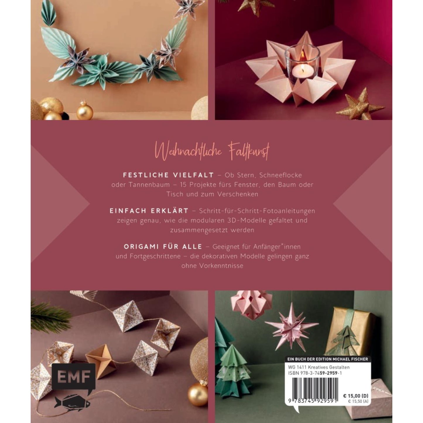 Modulare Origami: Weihnachtszauber – Faltprojekte zum Stecken & Staunen aus Papier