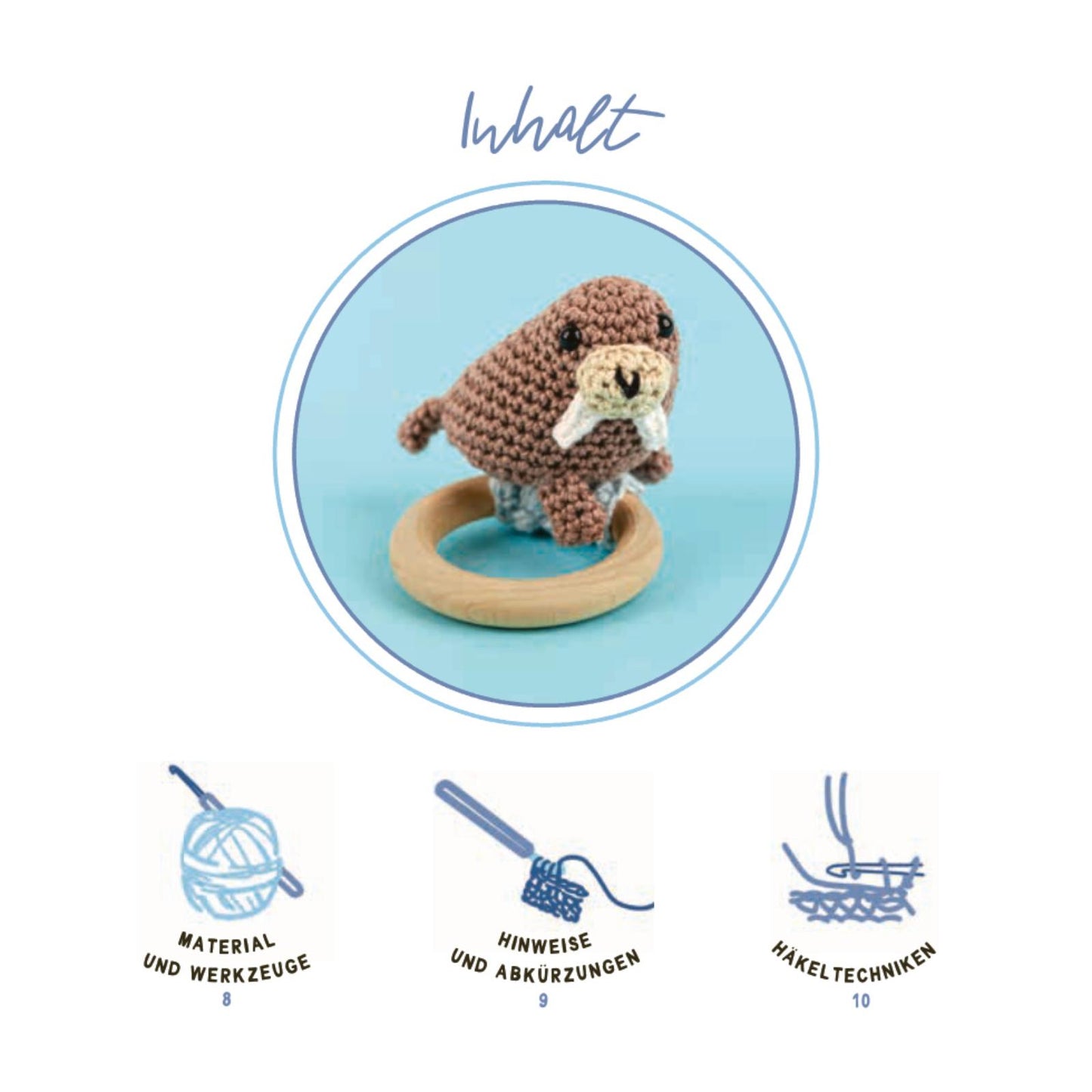 Mini-Amigurumis – süße Meeresbewohner (DE)