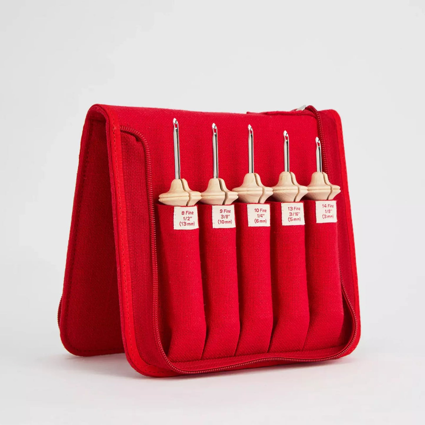 Punch Nadel Set Natural Wood Fine Point 5 Nadeln