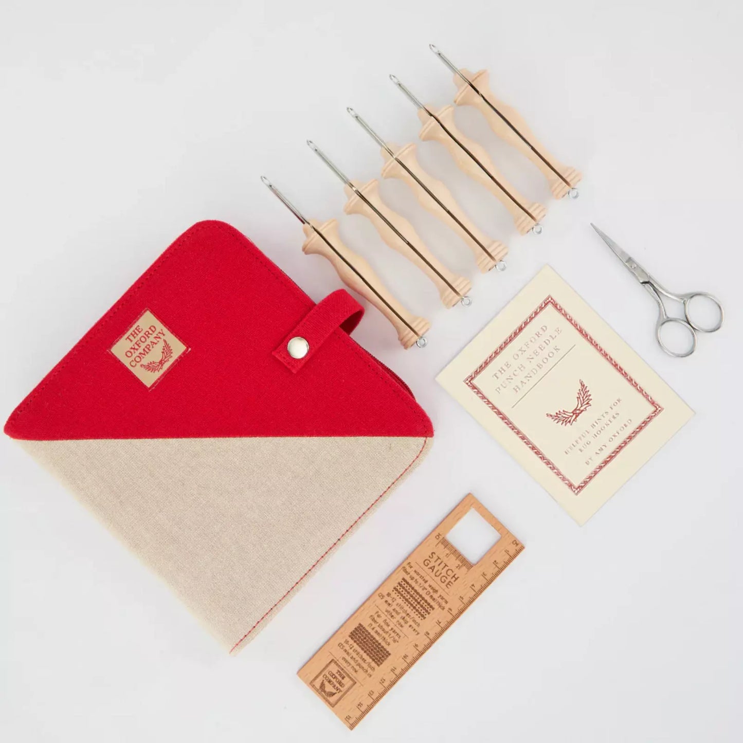 Punch Nadel Set Natural Wood Fine Point 5 Nadeln