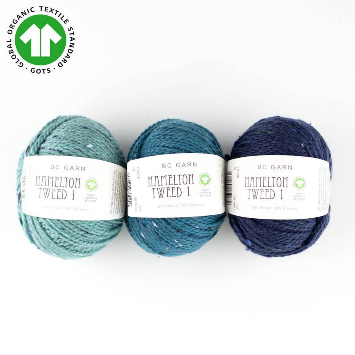 BC Garn Hamelton Tweed 1 Gots 50g