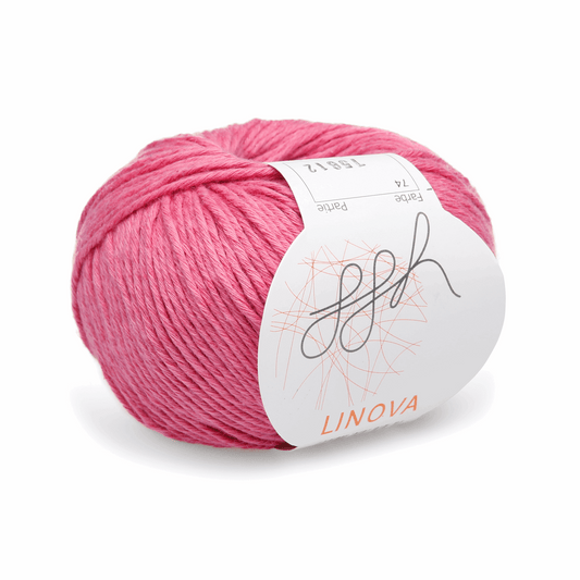 ggh Linova 50g, 96048, color hot pink 74