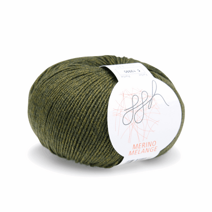 ggh Merino Melange, 50g, 96036, Farbe oliv meliert  5