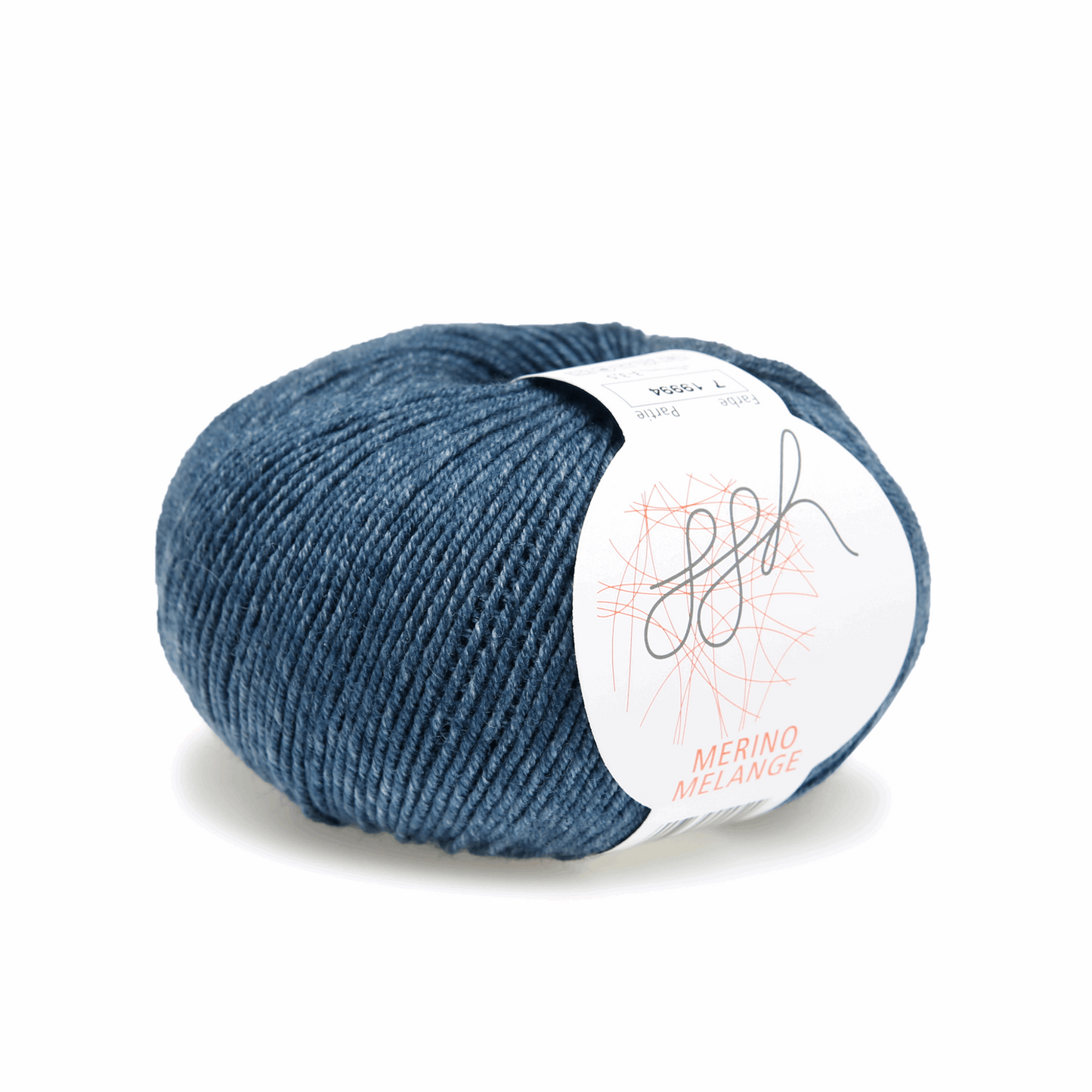 ggh Merino Melange, 50g, 96036, Farbe jeans meliert  7