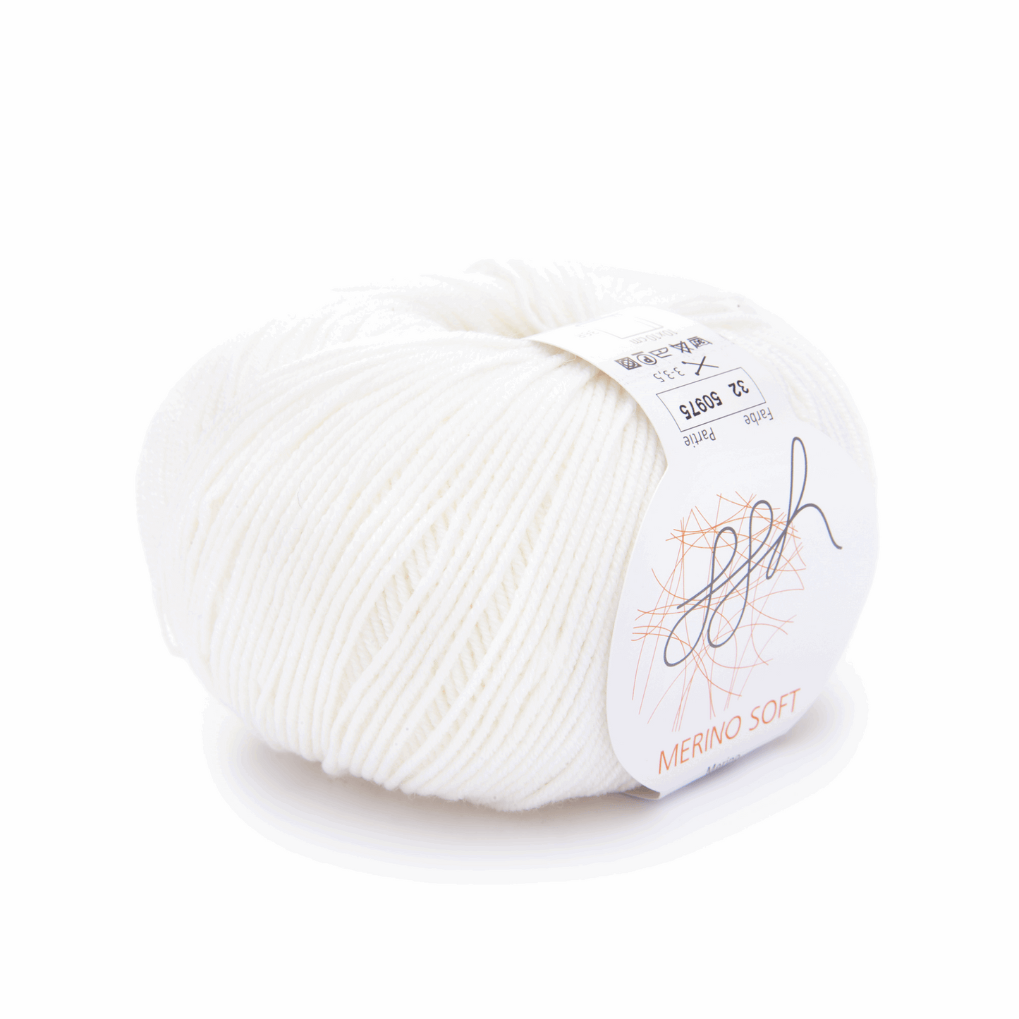 ggh Merino Soft, 50g, 96035, color white 32