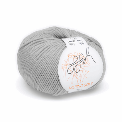 ggh Merino Soft, 50g, 96035, Farbe hellgrau 140