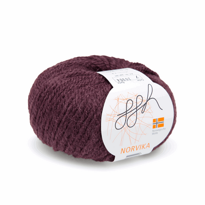 ggh Norvika, 50g, 96029, color aubergine 7