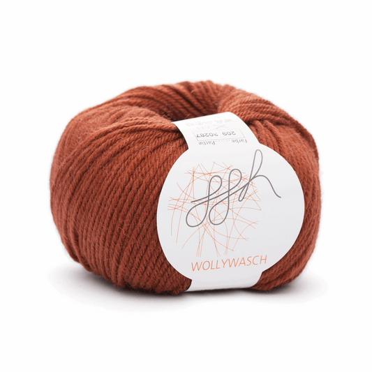 ggh Wollywasch, 50g, 96037, color sequoia brown 209