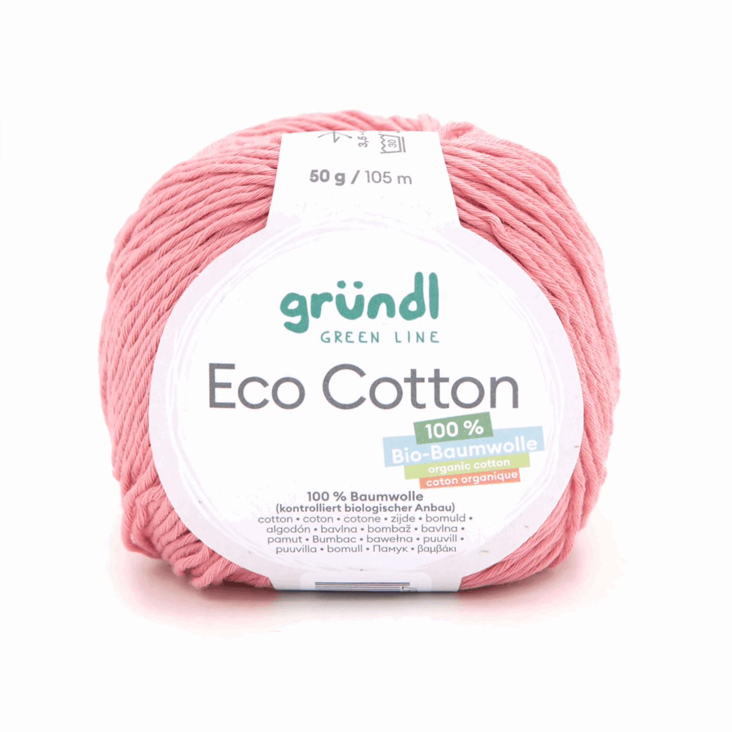 Gründl Eco Cotton, Farbe 5 rosa