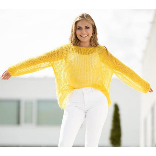 Twister Damenpullover – Originalanleitung von © Austermann by Schoeller