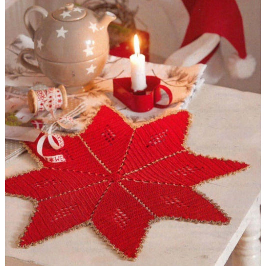 Sterndeckchenn 36x36 cm – Originalanleitung von © Austermann by Schoeller