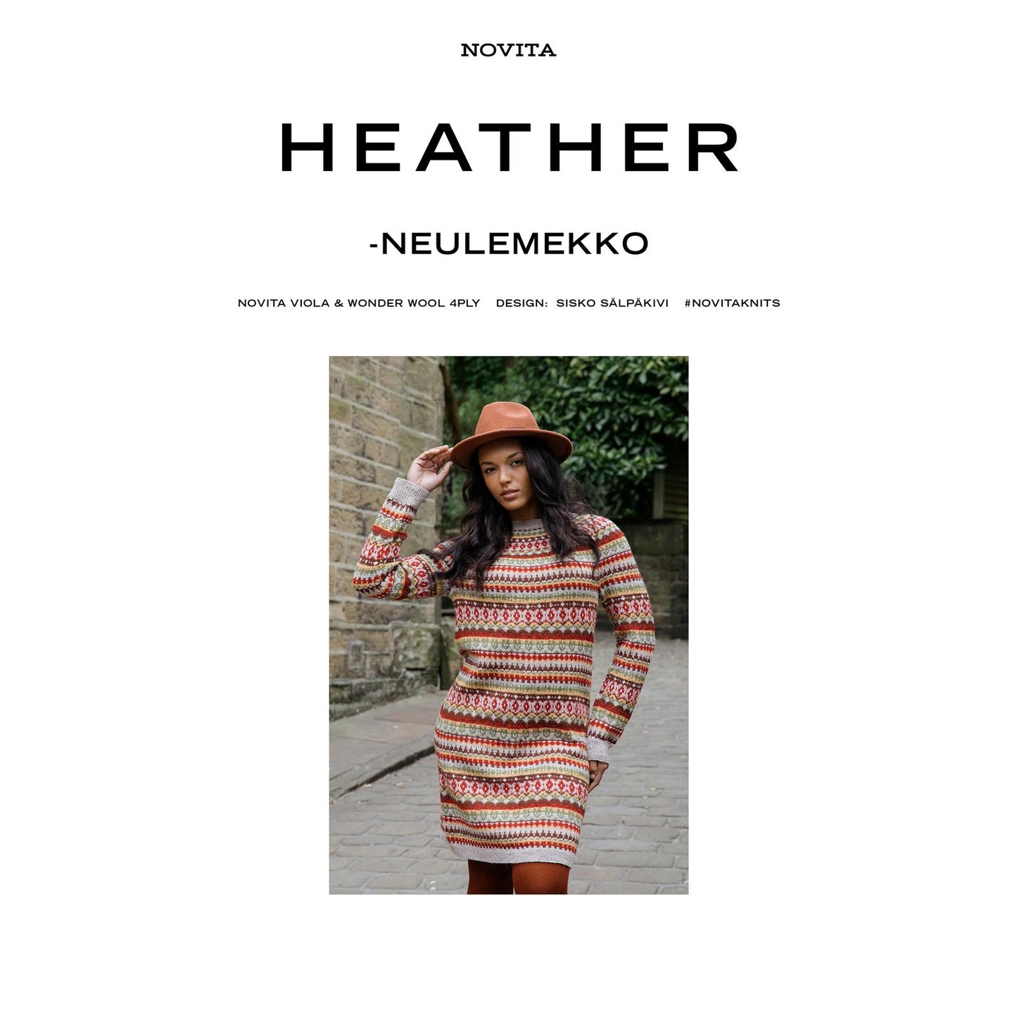 Novita Einzelanleitung Heather Strickkleid (EN,DE)