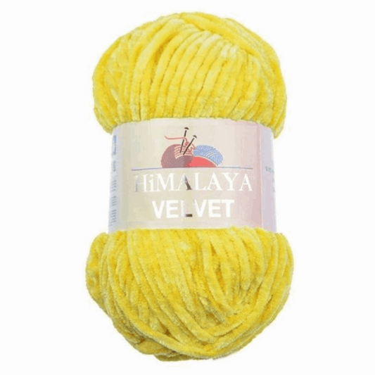 Himalaya Velvet Chenille, Farbe gelb 90013