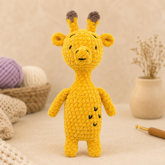 Lykke - Häkelset mit Wolle - Amitami Jasper the Giraffe (EN, DE)