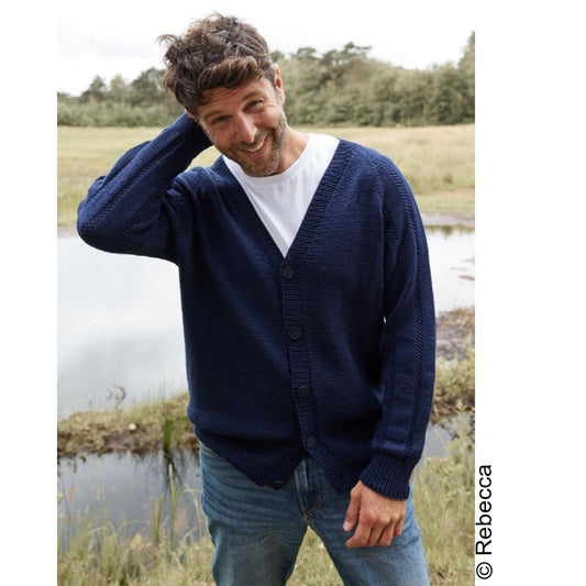 Modell 24091 Herren-Cardigan – Originalanleitung von © Schoeller