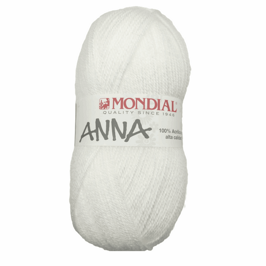 Mondial Anna 100g, Farbe weiß 100