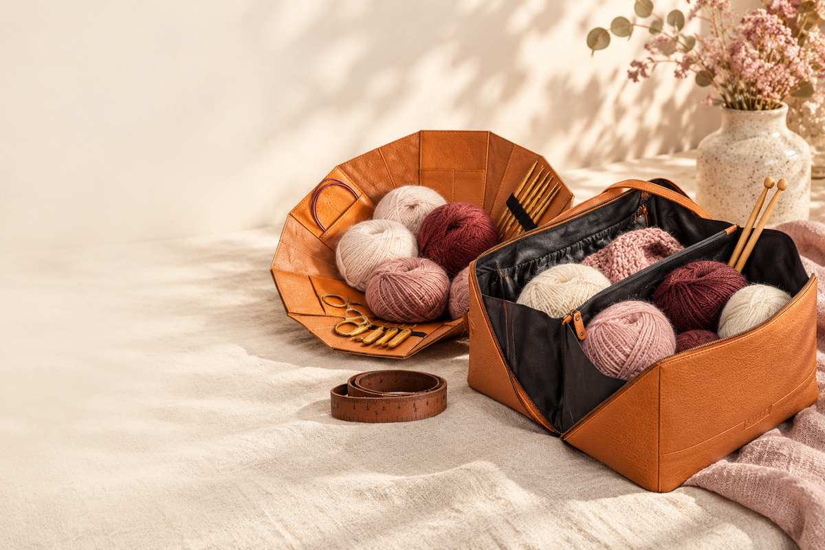 muud Tasche für Strickprojekte