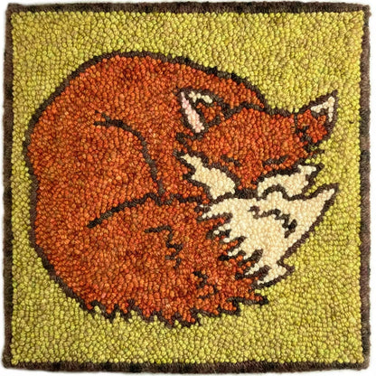Punch Needle Basic Set Fox - Unterlage, Garn und Zubehör