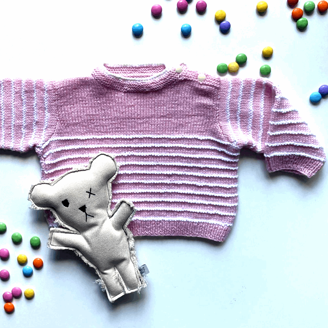 Instructions model 23039 baby sweater