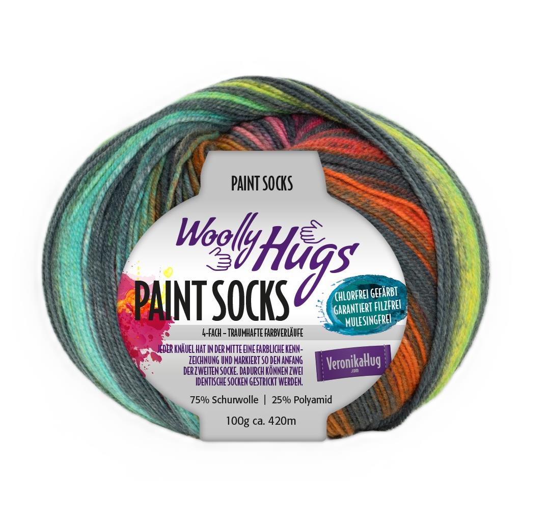 Woolly Hugs Paint Socks 100 g