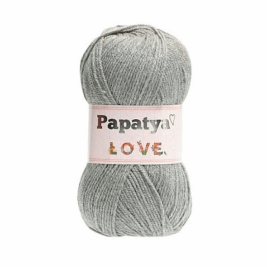 Papatya Love 100g, Farbe hellgrau 2150
