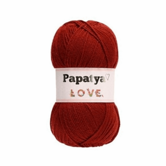 Papatya Love 100g, Farbe weinrot 3250
