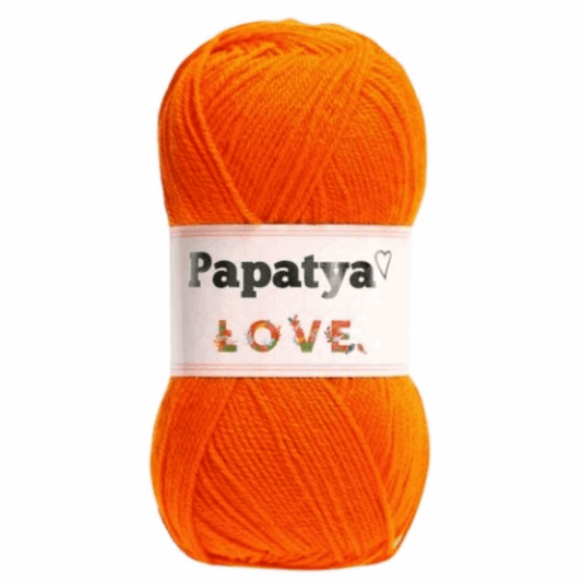 Papatya Love 100g, color orange 8070