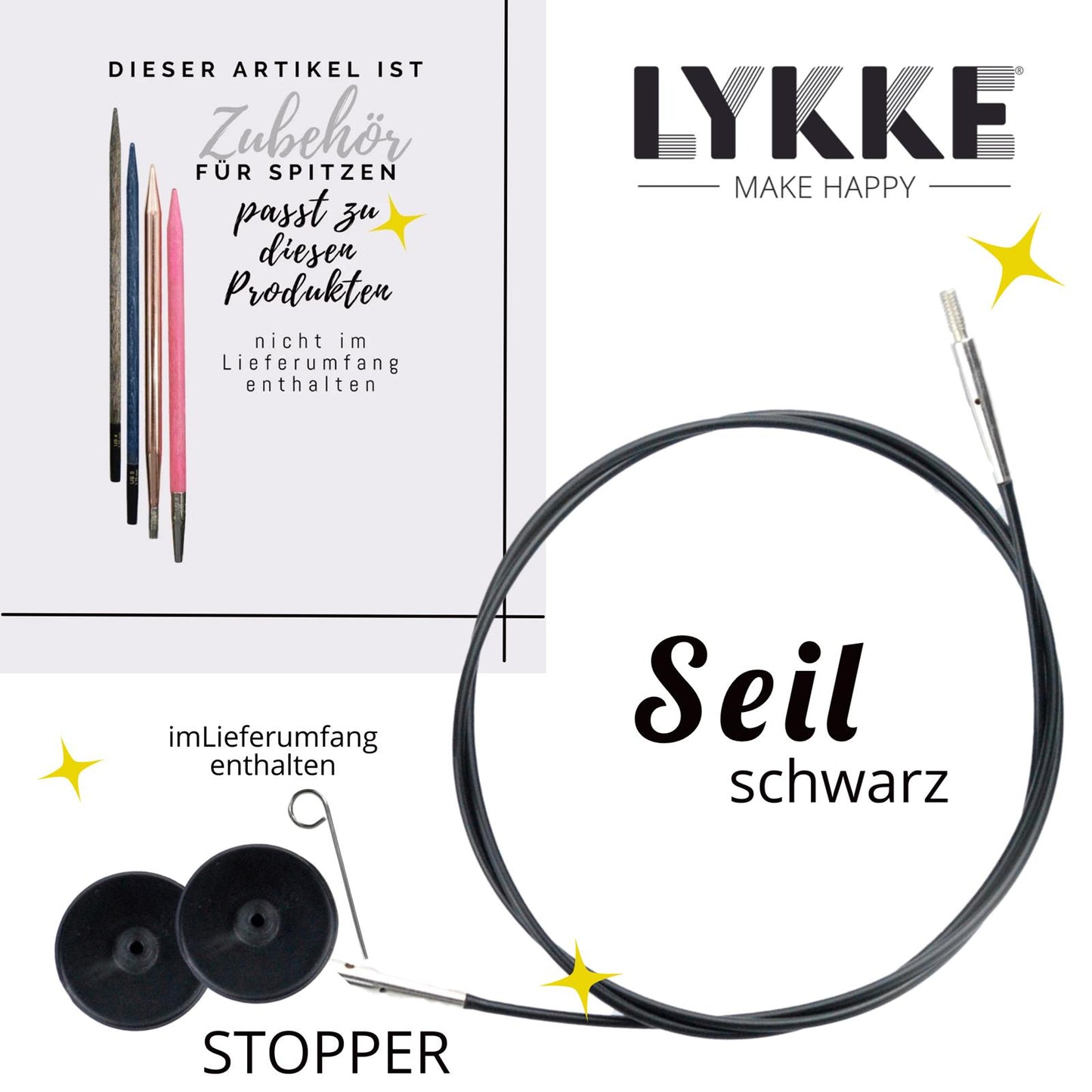 Lykke Seil für Spitzen 100cm, 15009010