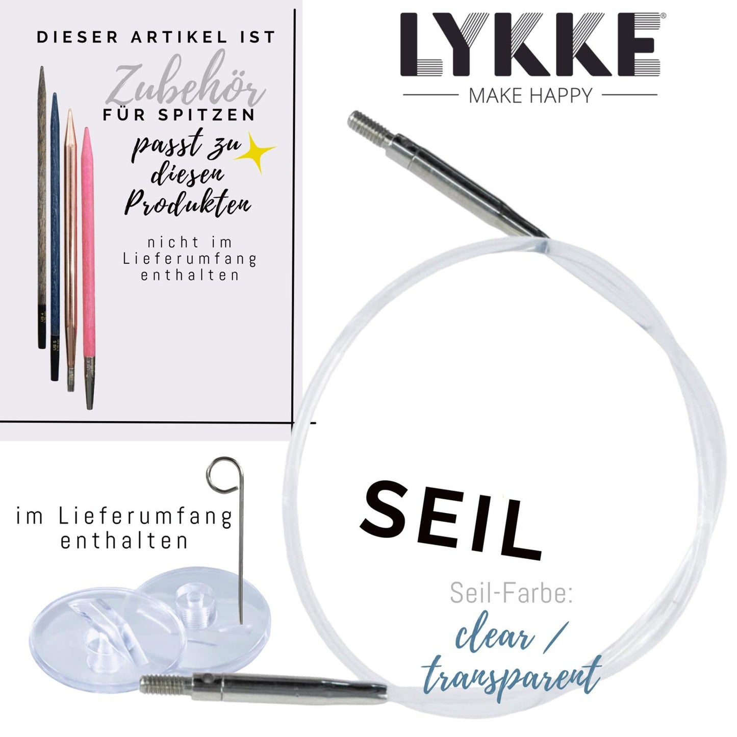 Lykke rope for lace 50cm, 15009010