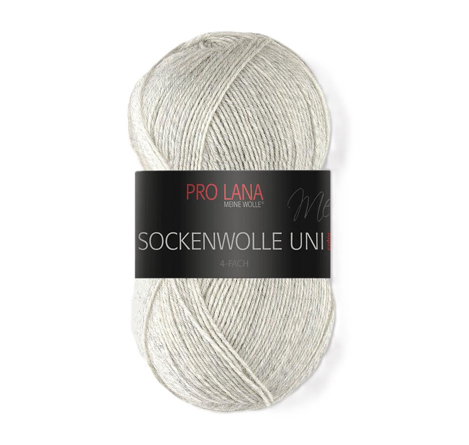 Pro Lana Sockenwolle uni 4 fädig 100 g