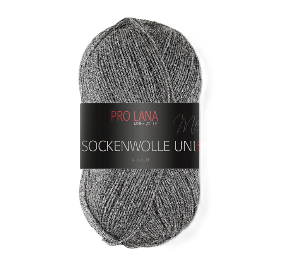 Pro Lana Sockenwolle uni 4 fädig 100 g