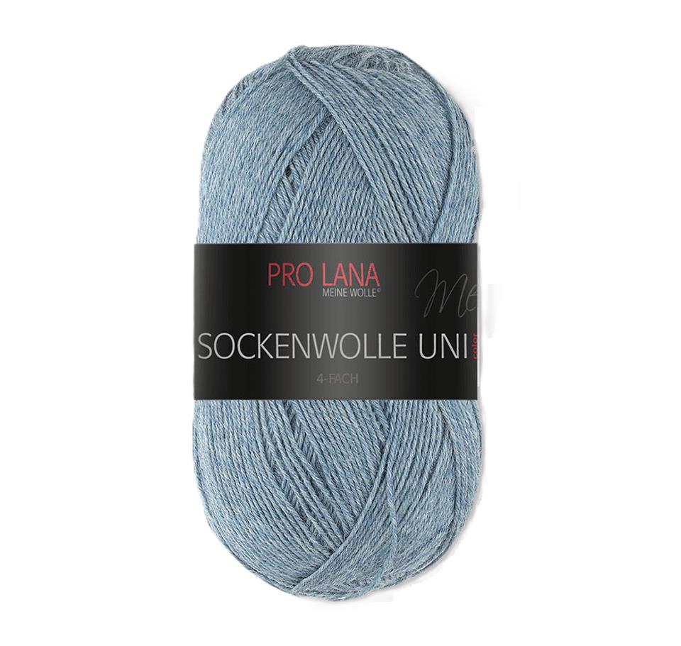 Pro Lana Sockenwolle uni 4 fädig 100 g