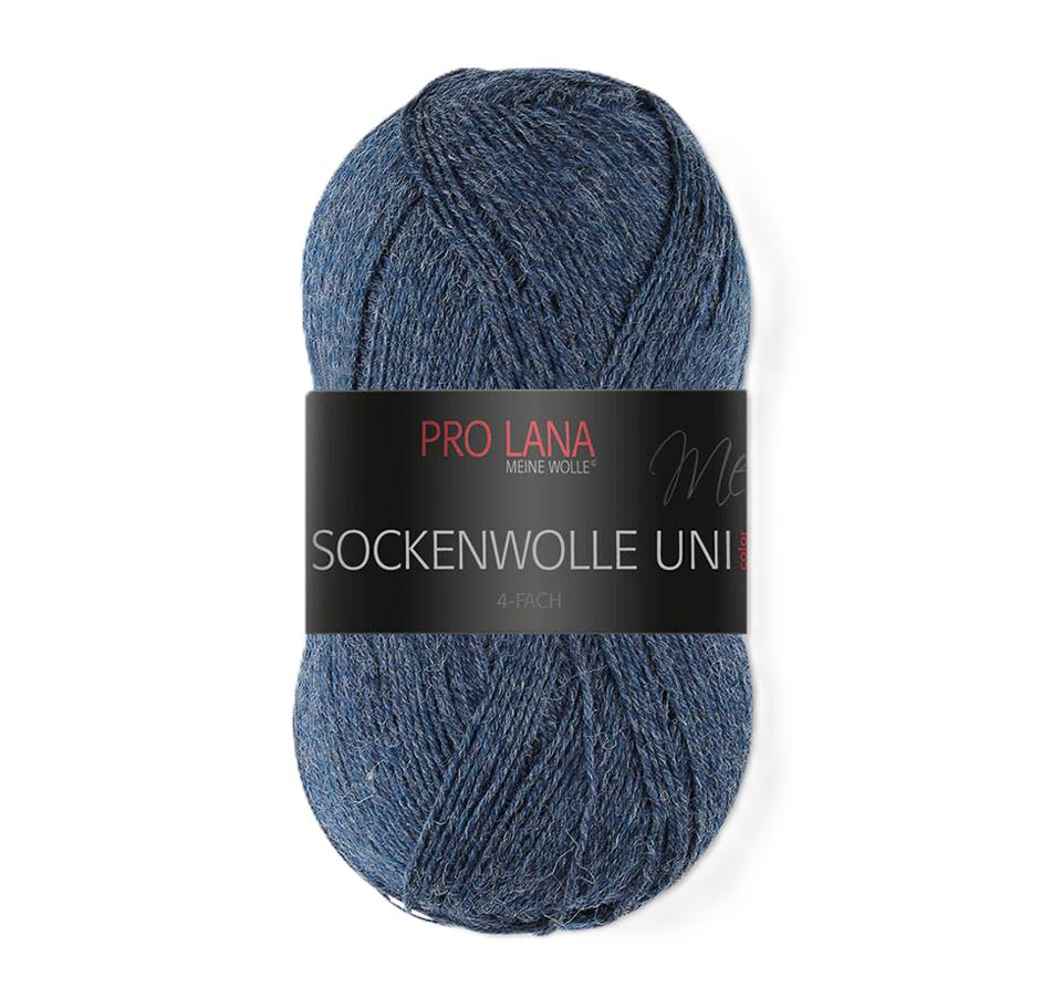 Pro Lana Sockenwolle uni 4 fädig 100 g