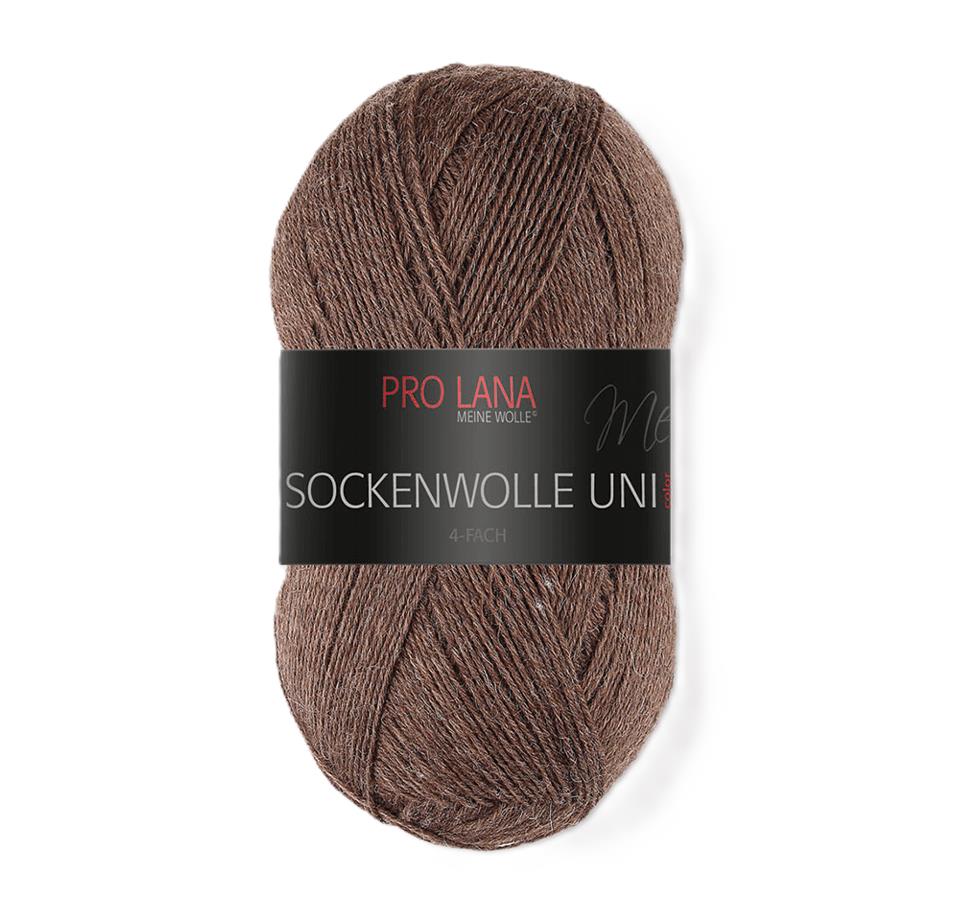 Pro Lana Sockenwolle uni 4 fädig 100 g