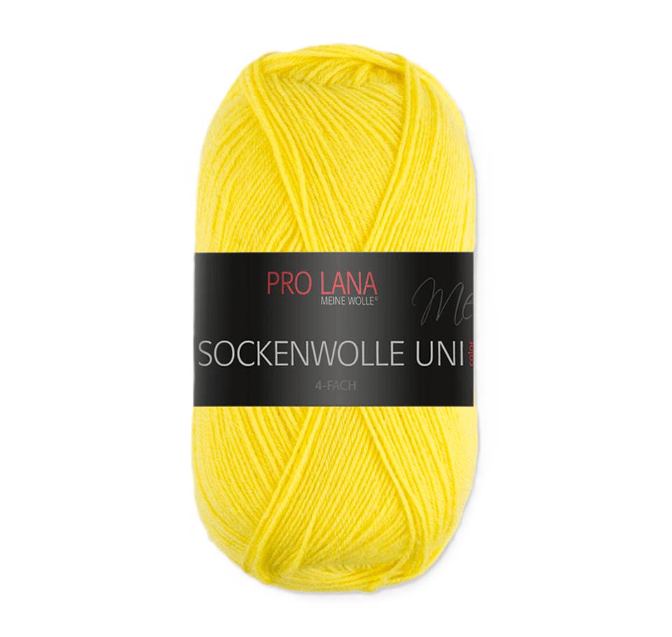 Pro Lana Sockenwolle uni 4 fädig 100 g