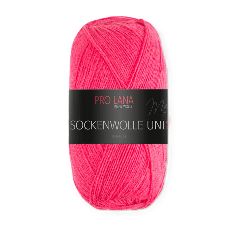 Pro Lana Sockenwolle uni 4 fädig 100 g