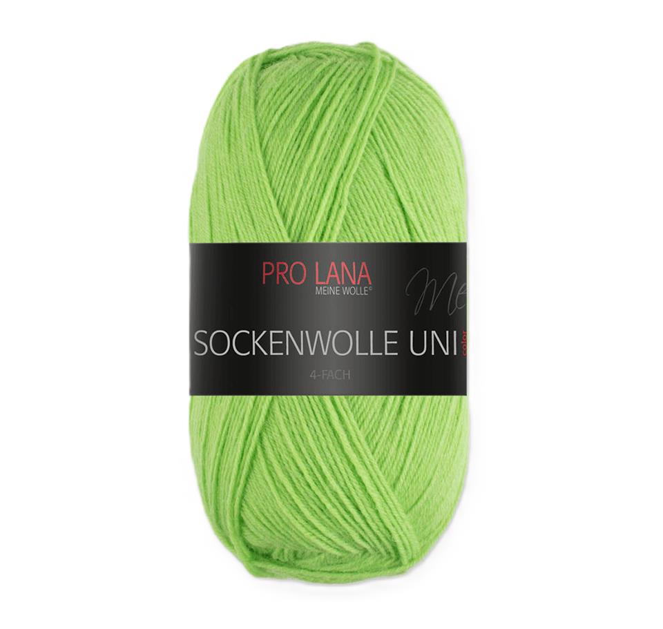 Pro Lana Sockenwolle uni 4 fädig 100 g