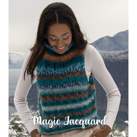 Modell Magic Jacquard  - Top (DE, EN, IT, ES) – Originalanleitung von © Lane Mondial