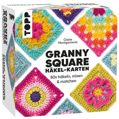 Granny Square Häkel-Karten, 50x häkeln (DE)