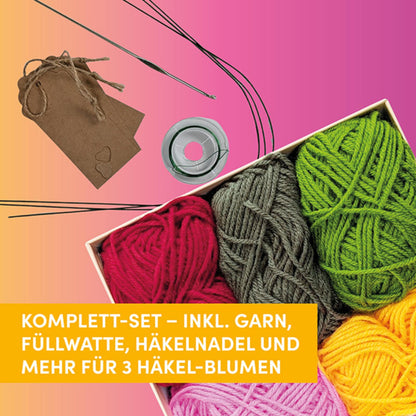 Grüße aus dem Blumengarten – Zum Selber-Häkeln (DE)