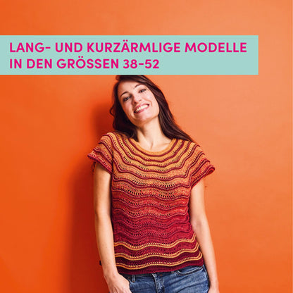 Raglan-Shirts häkeln – Top-down und ohne Nähte (DE)