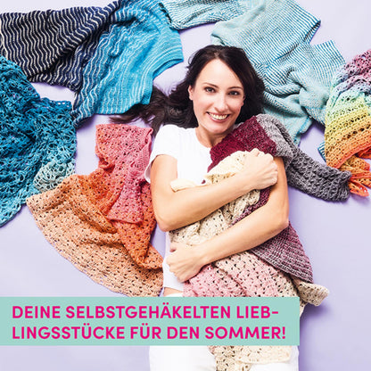 Raglan-Shirts häkeln – Top-down und ohne Nähte (DE)
