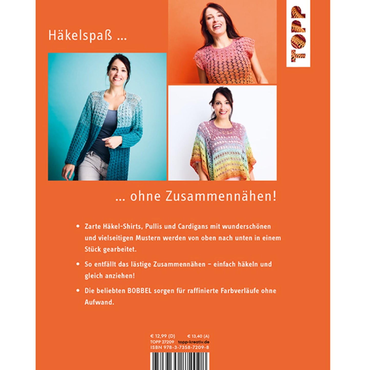 Raglan-Shirts häkeln – Top-down und ohne Nähte (DE)
